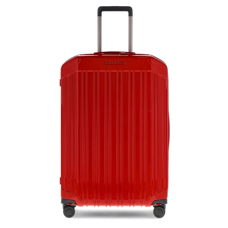 Trolley medio rigido a quattro ruote Collezione PQ-Light Rosso