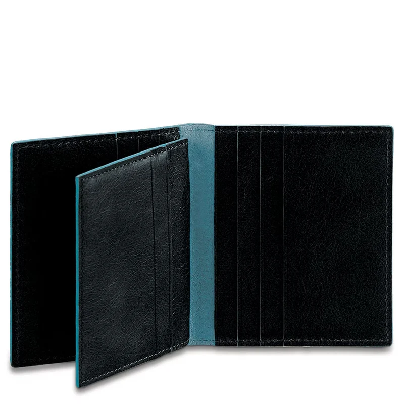 Porta carte di credito Blue Square Nero