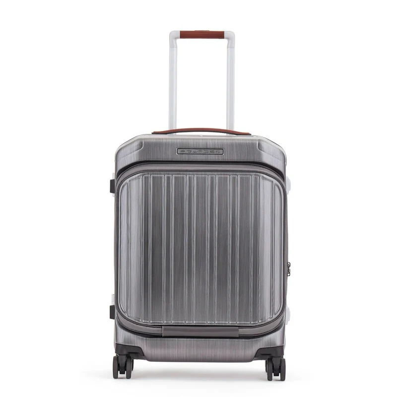 Trolley cabina rigido a 4 ruote porta pc Grigio