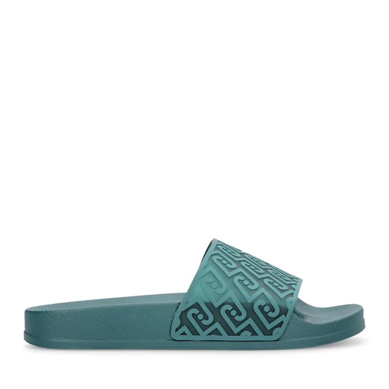 Ciabatte Donna LIU JO Kos 21 stampa Monogram in Gomma Verde