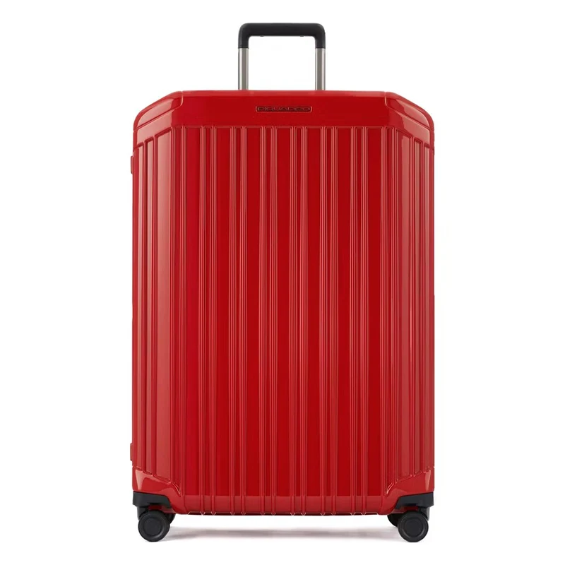 Trolley grande rigido a quattro ruote Collezione PQ-Light Rosso