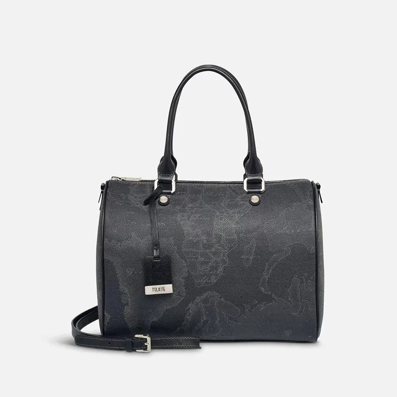 Geo Black Borsa media a bauletto nera