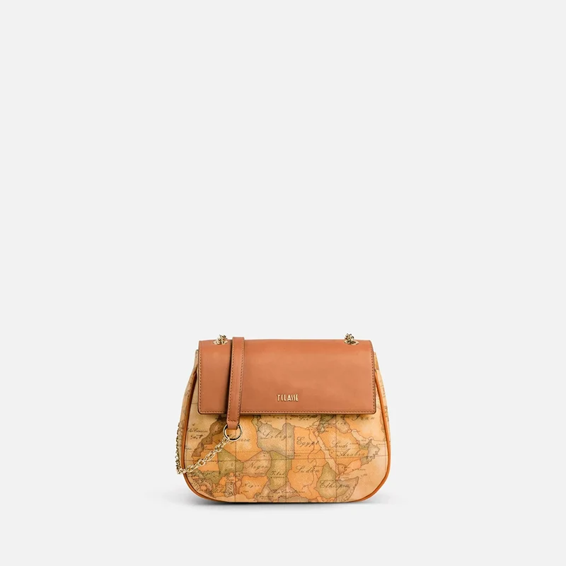 Geo Classic Borsa mini con battente in pelle
