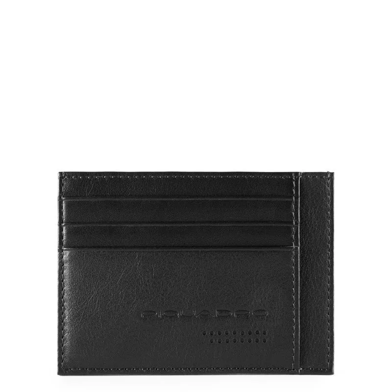 Bustina porta carte di credito tascabile con protezione anti-frode RFID Urban Nero