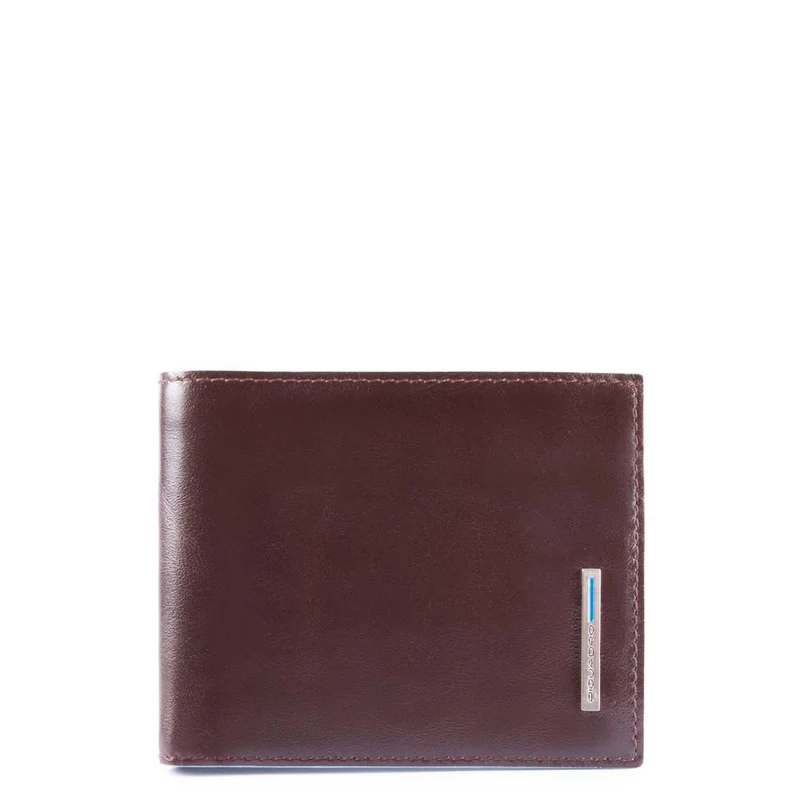 Portafoglio uomo con portamonete/porta carte di c Blue Square