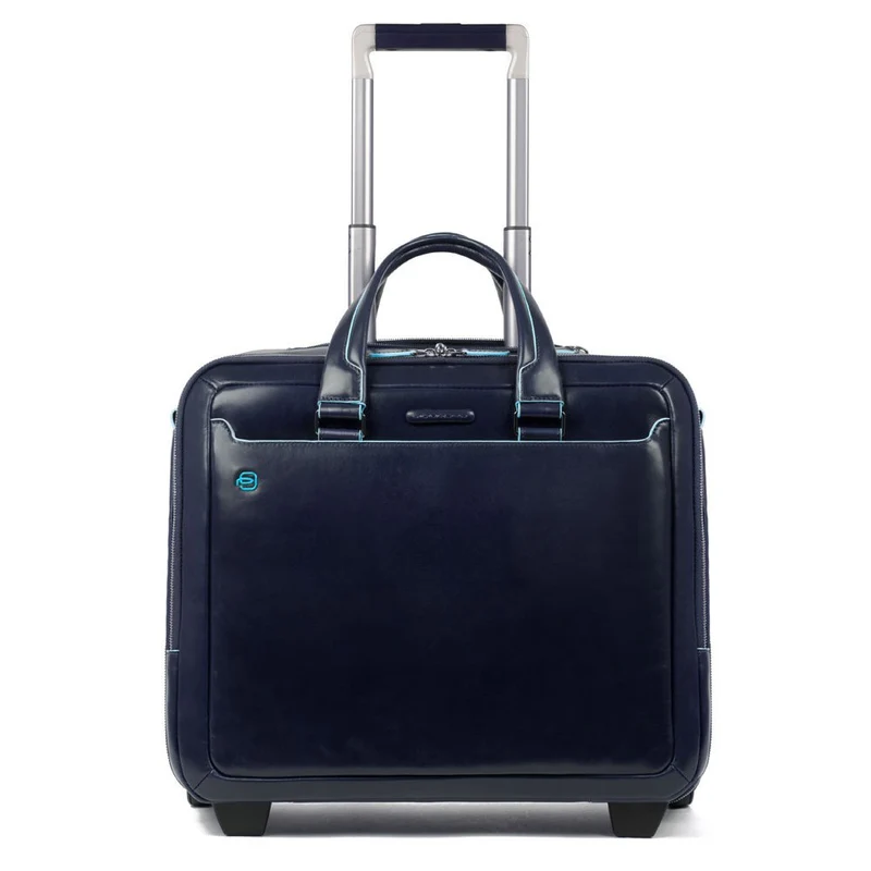 Cartella Trolley Porta Computer E Porta Ipad Blue Square