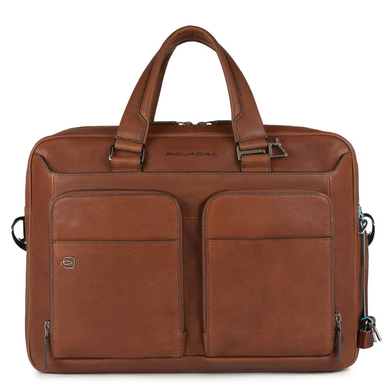 Borsa sottile porta computer e porta iPad 10.5"/9.7" a due manici Black Square