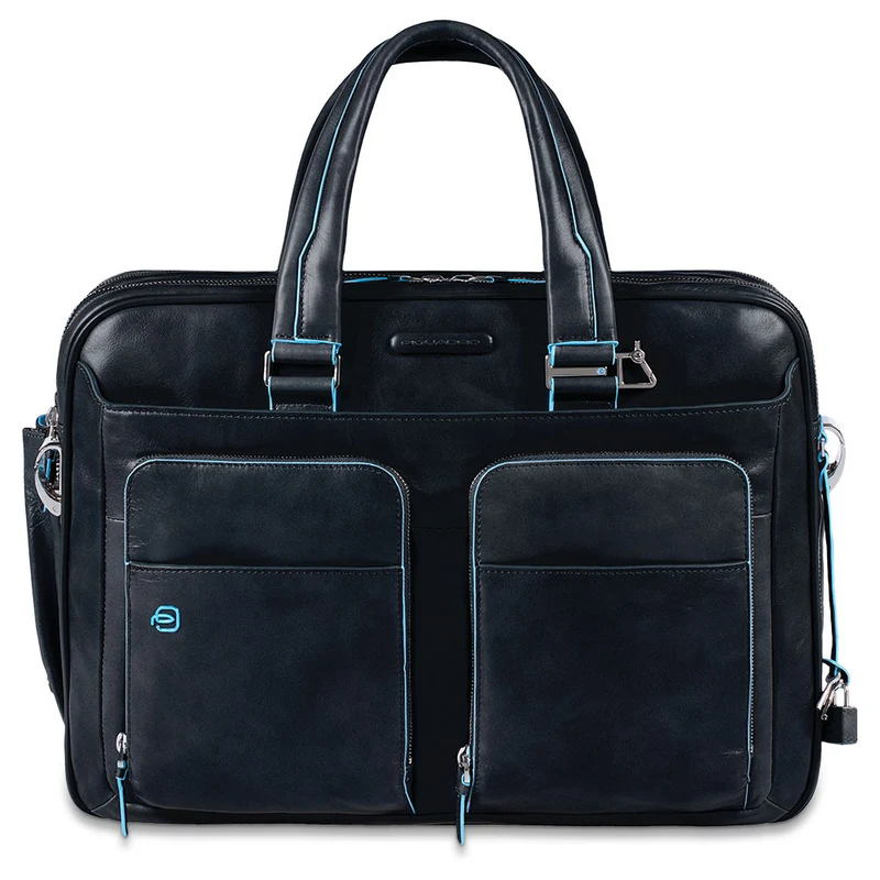Borsa espandibile porta PC e porta iPad/iPad Air Blue Square