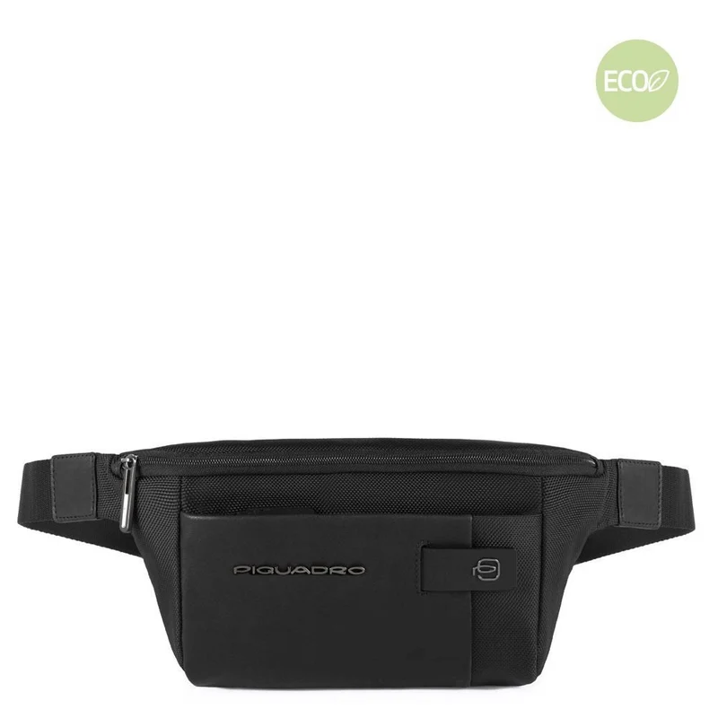 Marsupio Nero in tessuto riciclato Brief 2