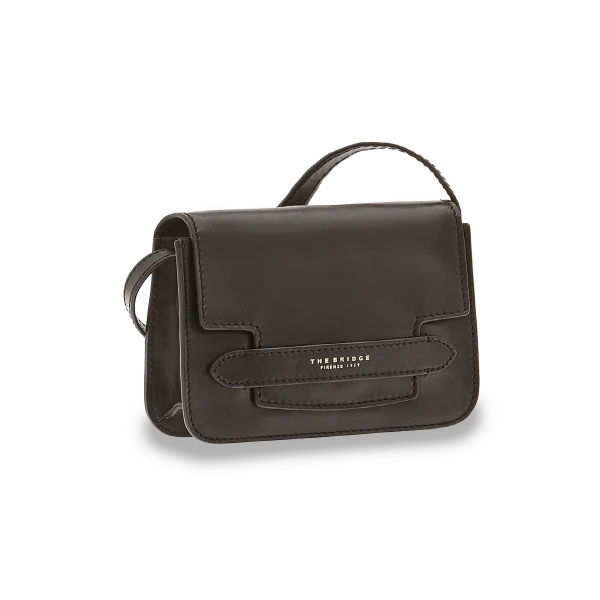 Borsa Tracolla Linea Lucrezia Nero Oro