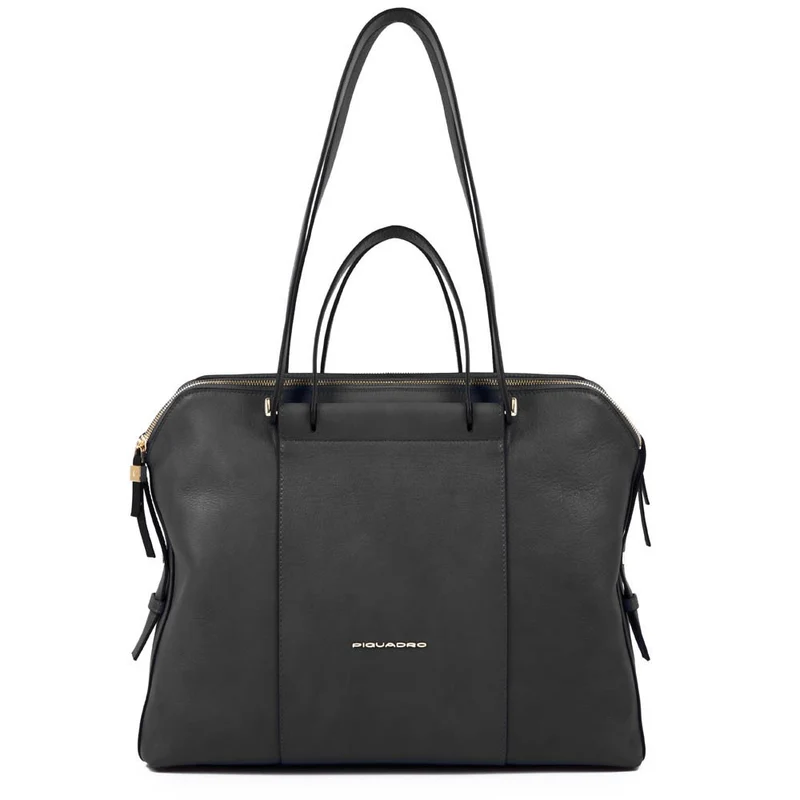 Borsa Piquadro tre comparti in pelle Circle