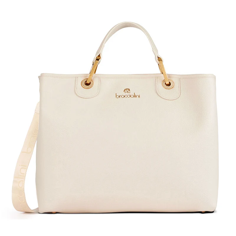 Borsa Donna a Mano Large BRACCIALINI linea Beth Beige