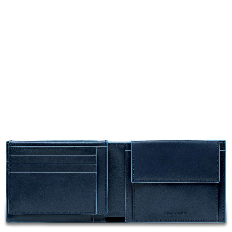 Portafoglio uomo con porta documenti Blue Square