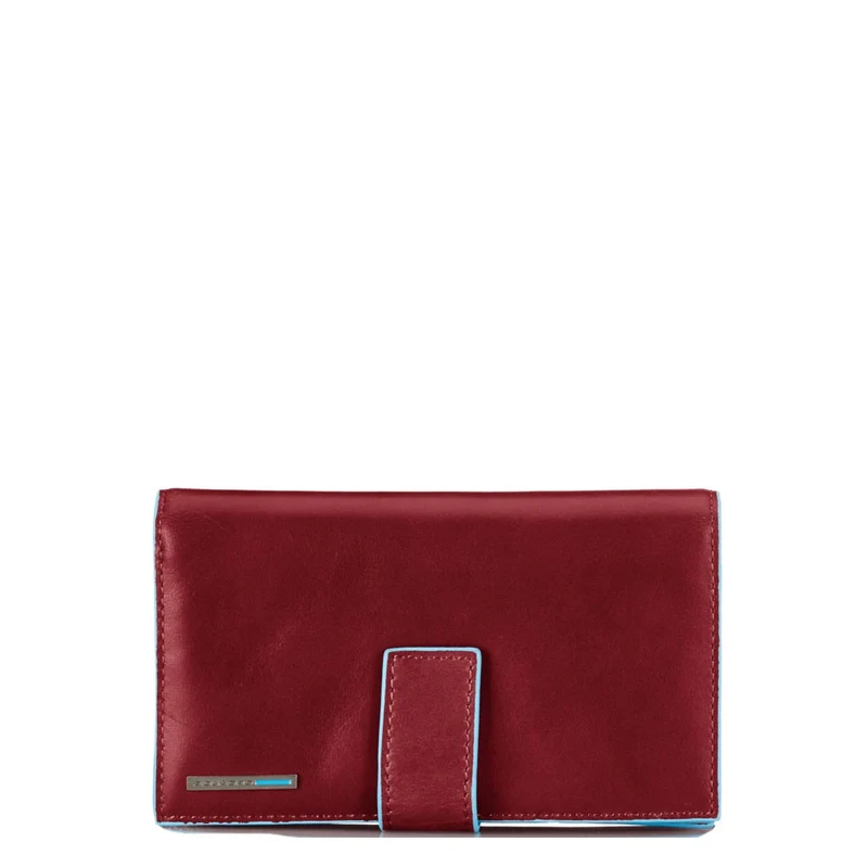 Portafoglio donna con porta monete e porta carte di credito Blue Square