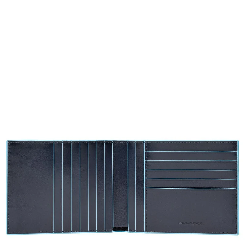 Portafoglio uomo con 12 porta carte di credito Blue Square
