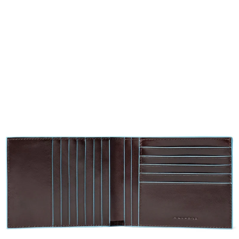 Portafoglio uomo con 12 porta carte di credito Blue Square