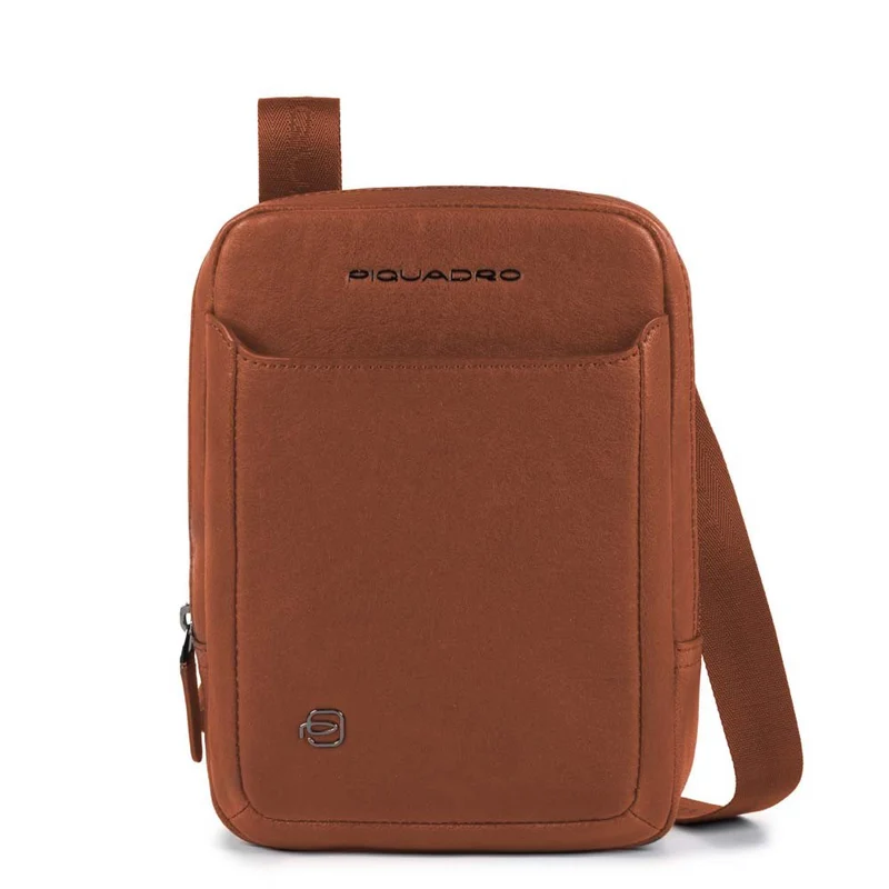Borsello organizzato con scomparto porta iPad mini Black Square