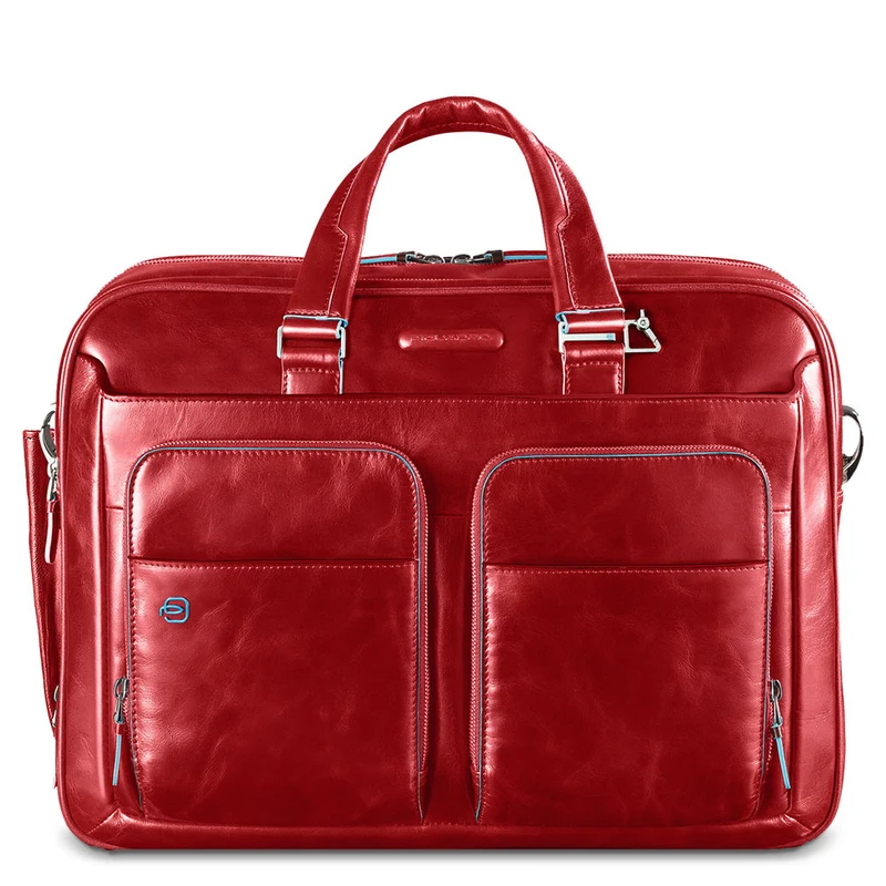 Borsa sottile porta computer e porta iPad Blue Square