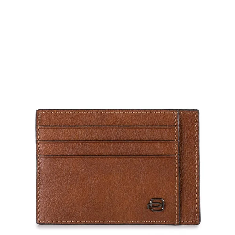 Bustina porta carte di credito tascabile con protezione anti-frode RFID Black Square