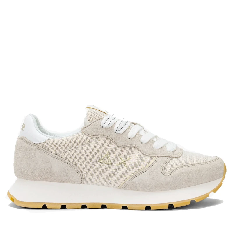 Scarpe Donna Sun68 Sneakers Ally Glitter Textile Colore Oro - Z36203