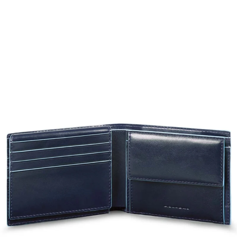 Portafoglio uomo con volantino porta docum Blue Square