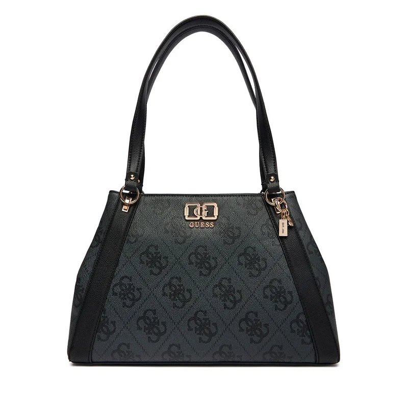 Borsa Donna Shopper a Spalla GUESS Linea Karnilla Colore Coal Logo