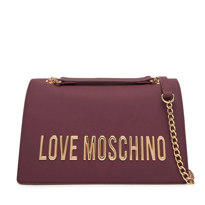 Borsa Donna a Spalla e a Tracolla LOVE MOSCHINO linea Bold Bag color Vino