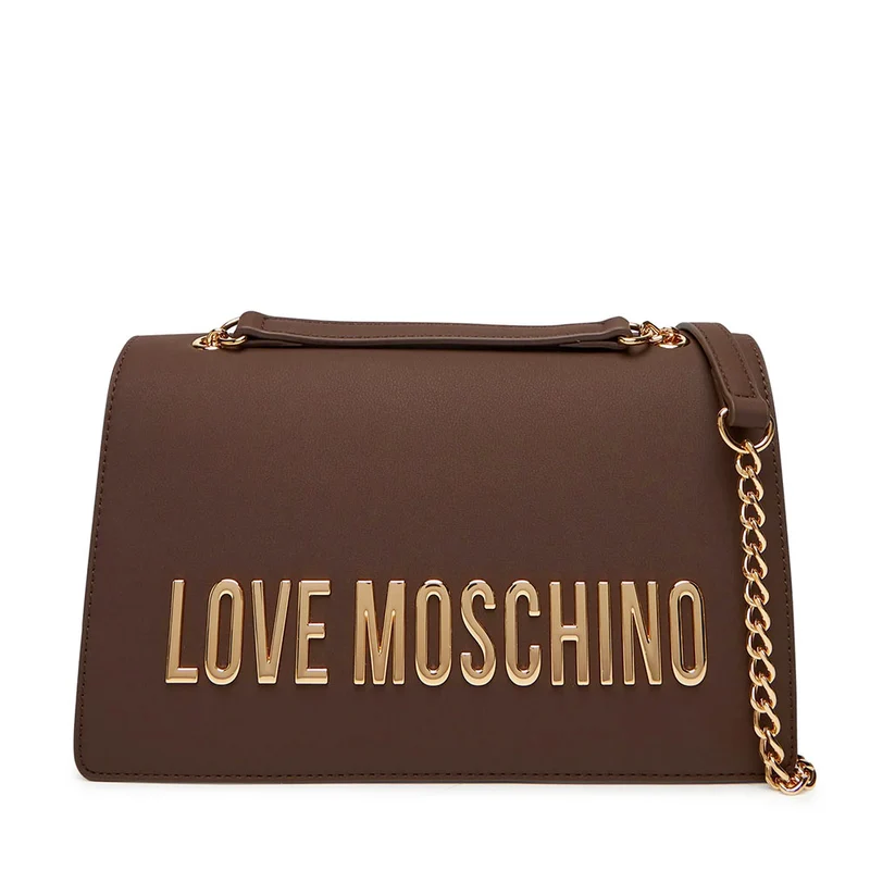 Borsa Donna a Spalla e a Tracolla LOVE MOSCHINO linea Bold Bag Testa di Moro