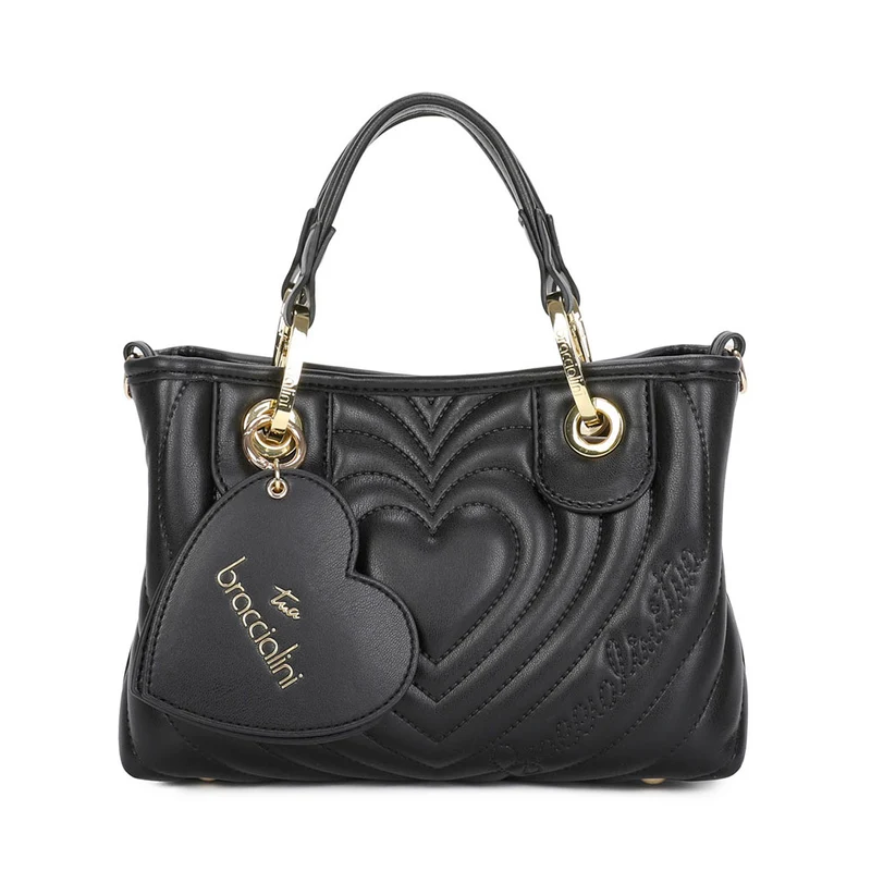 Borsa Donna a Mano Small BRACCIALINI linea Beth Matelassé Nera