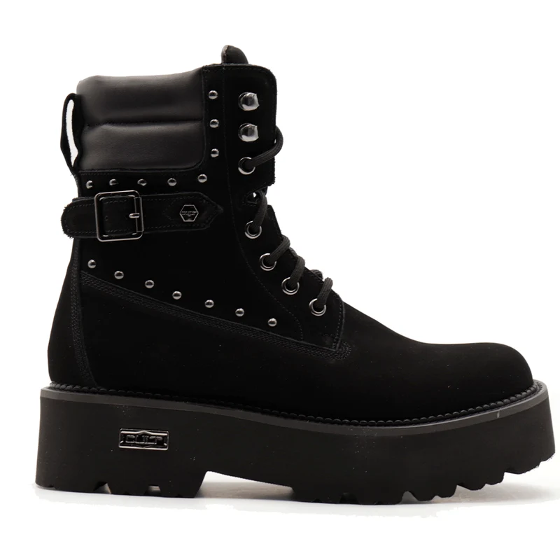 Scarpe Donna CULT Rocky 4641 Anfibi in Nabuk Colore Nero
