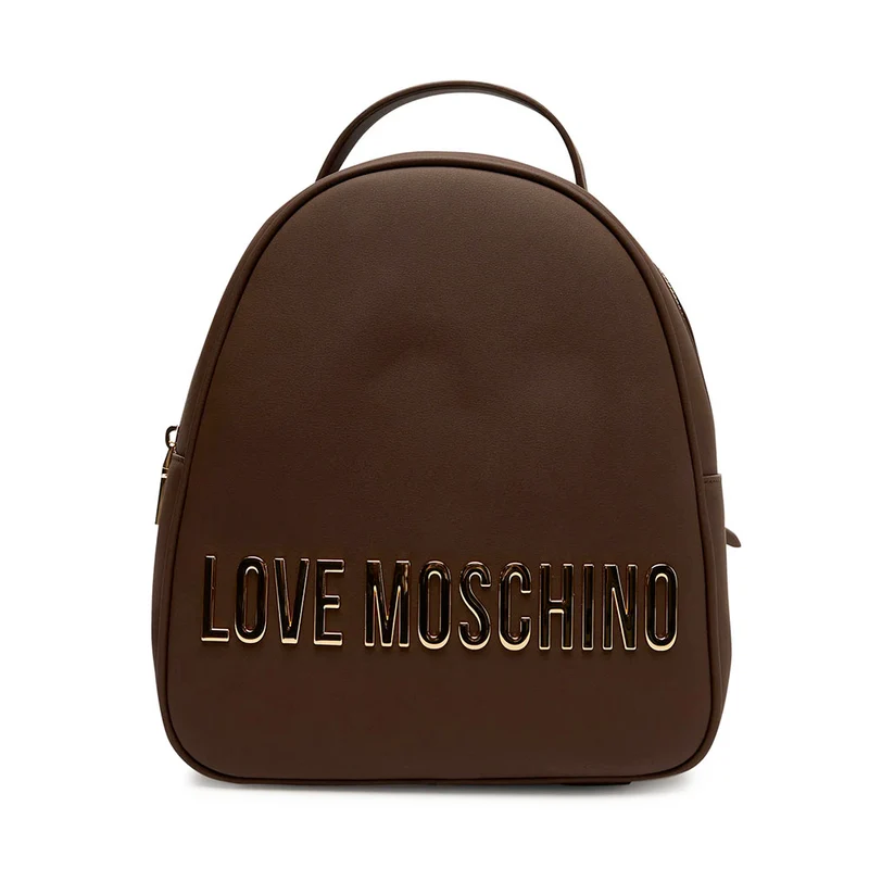 Zaino Donna Small LOVE MOSCHINO linea Maxi Lettering Marrone