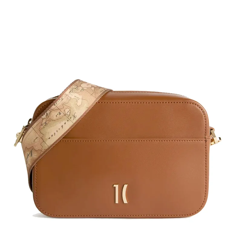 Borsa Donna a Tracolla 1A Classe Alviero Martini linea Winter Lux in Pelle color Castagna LE05