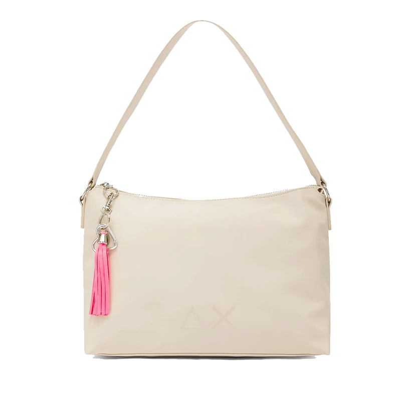Borsa Donna a Spalla SUN68 in Tessuto Ostrica - Z45264