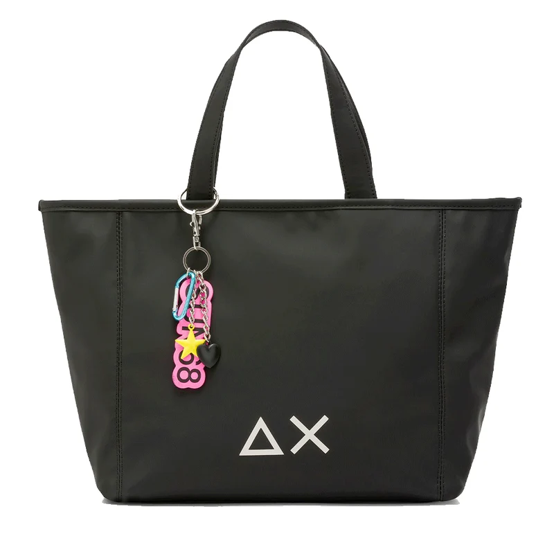 Shopping Bag SUN68 linea Jacqueline Bag Medium colore Nero - Z45260