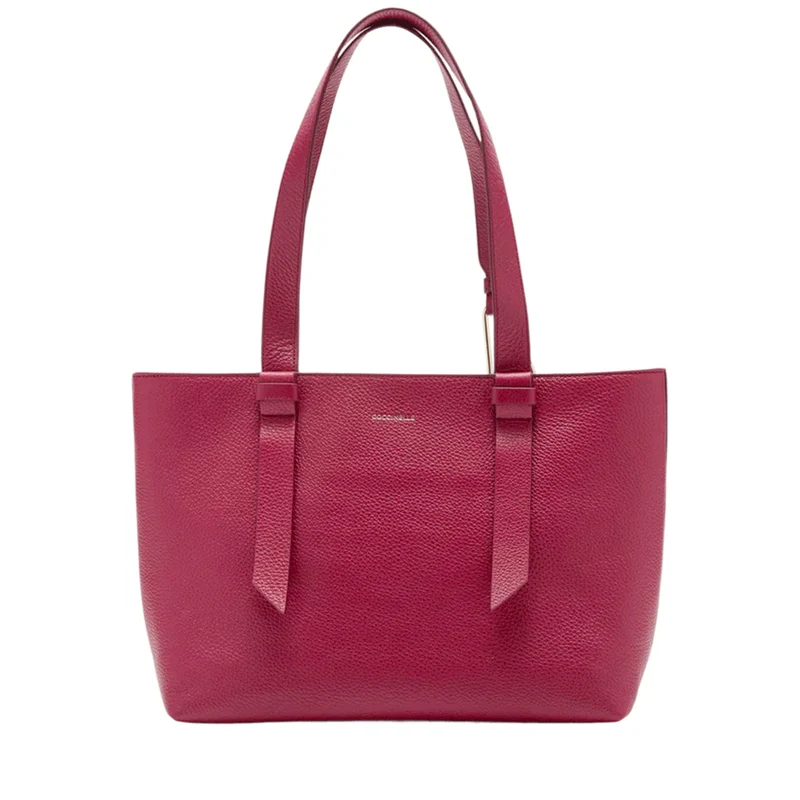 Borsa Shopping COCCINELLE in Pelle Linea Malory colore Sangria Misura Medium