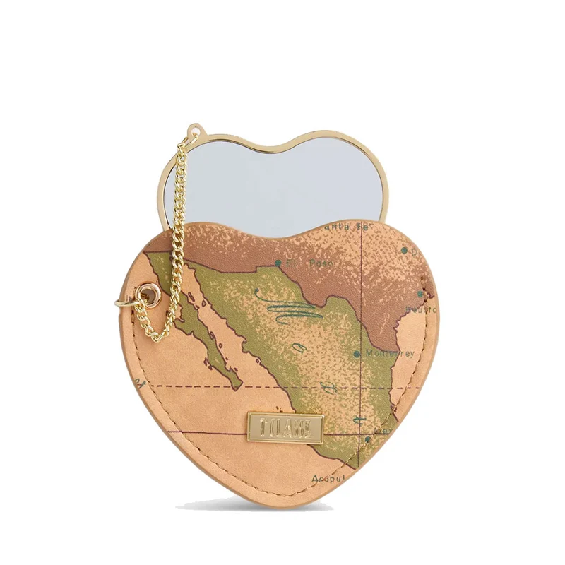 Specchietto a Cuore 1A Classe Alviero Martini con Custodia Geo Classic PO88