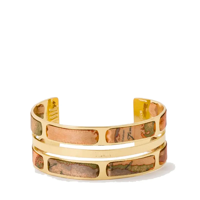Bracciale Bangle 1A Classe Alviero Martini con Doppio Nastro Geo Classic PH76