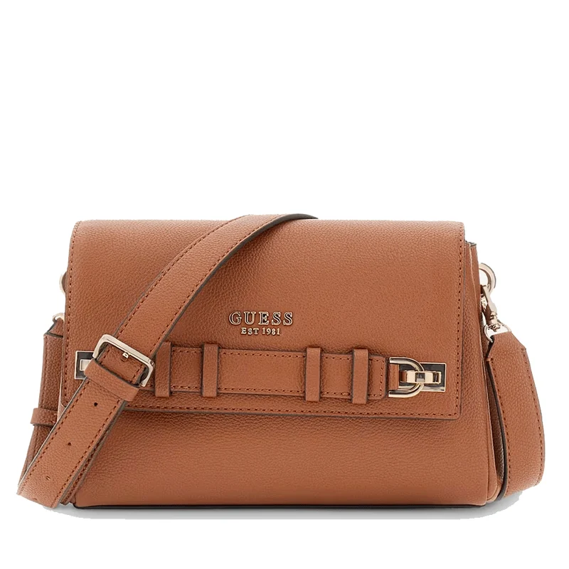 Borsa Donna a Tracolla GUESS Linea Gregoria colore Cognac