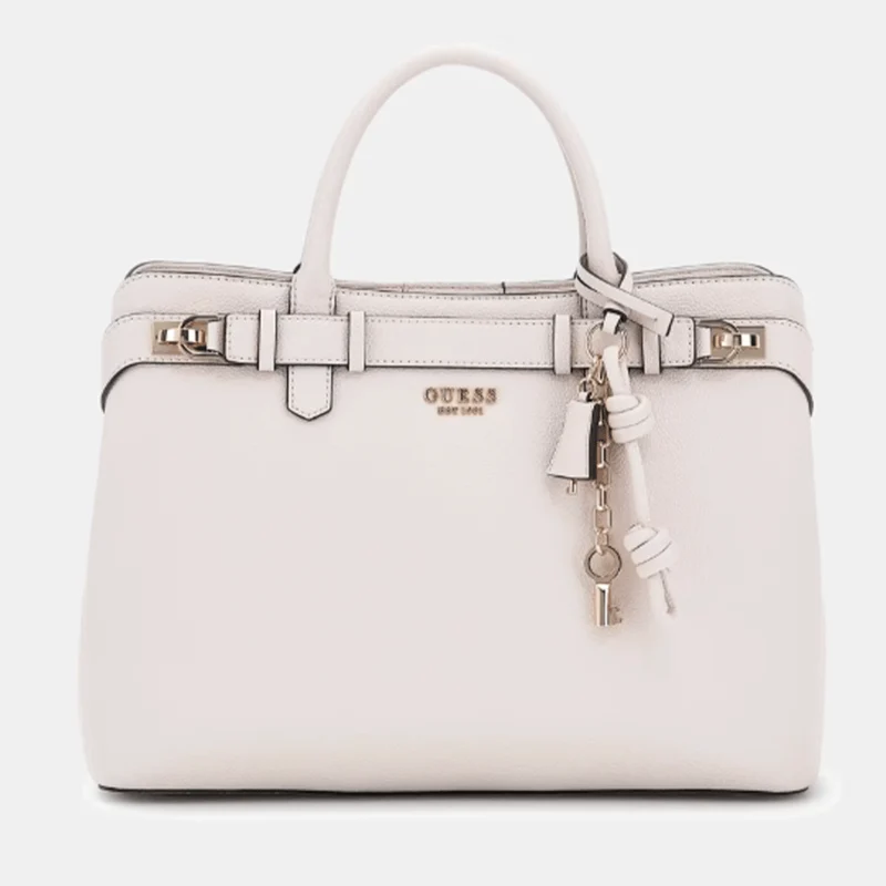 Borsa Donna a Mano GUESS Linea Gregoria colore Stone Misura Grande