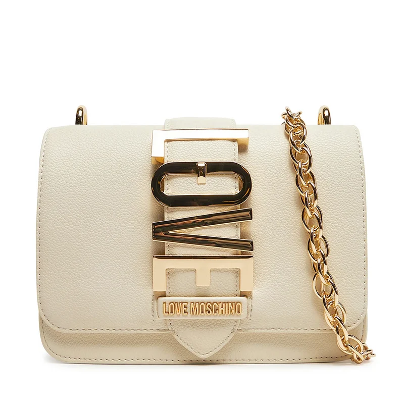 Borsa Donna a Spalla LOVE MOSCHINO linea Lovebug Avorio