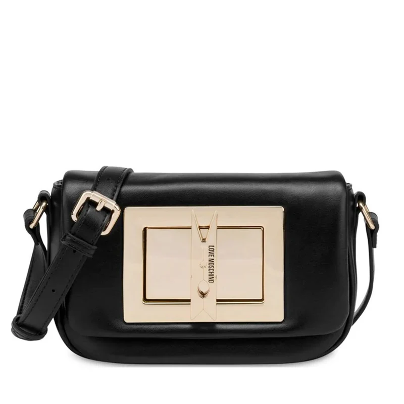 Borsa Donna a Tracolla LOVE MOSCHINO linea Clothespin Nera