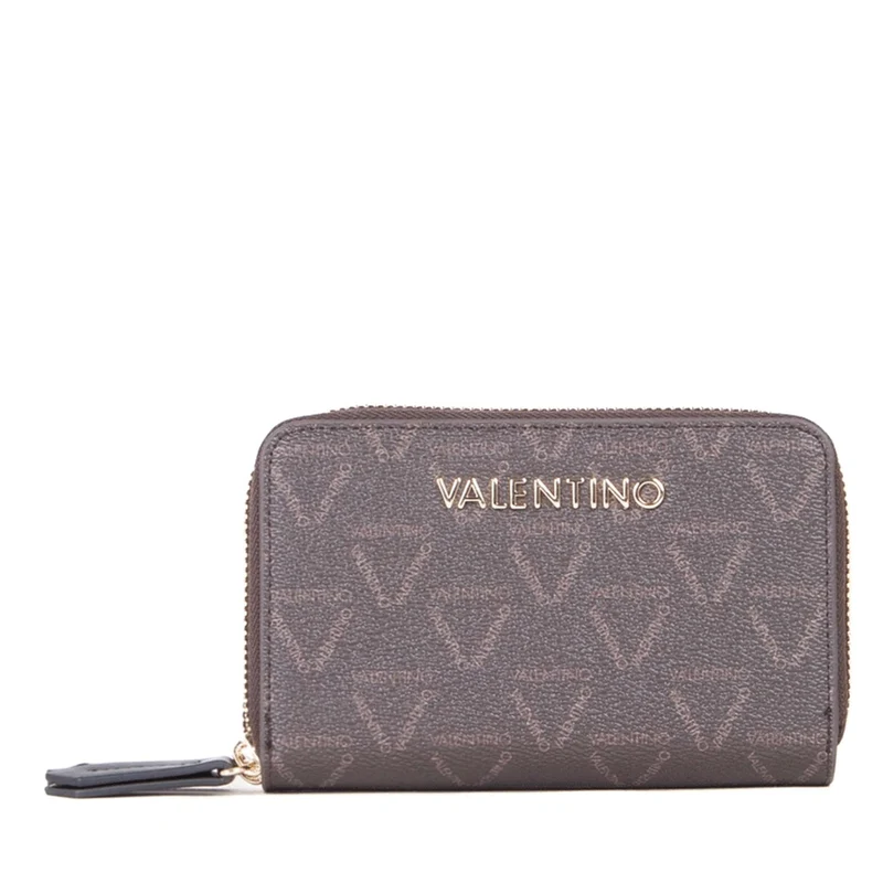 Portafoglio Donna Piccolo VALENTINO BAGS Due Scomparti Linea Lady Re Colore Moro - Nero