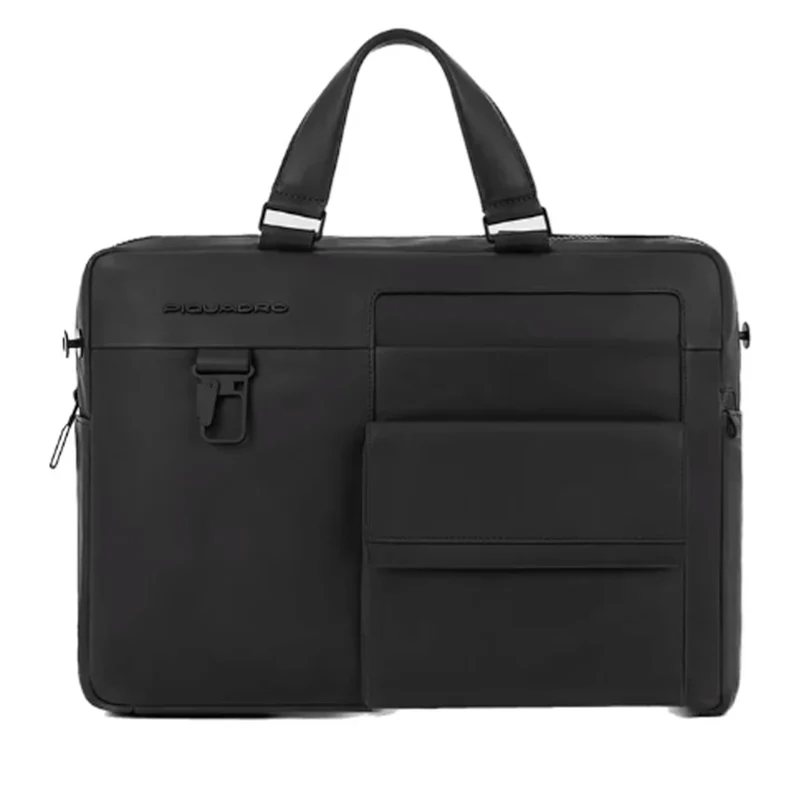 Cartella PIQUADRO Porta Pc 14" Linea Finn in Pelle Nera - CA1903S123