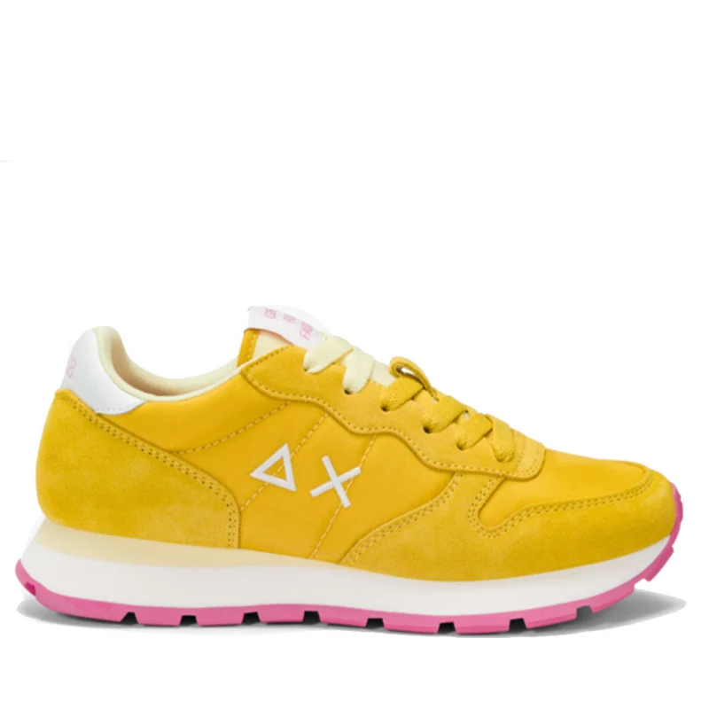 Scarpe Donna Sun68 Sneakers Ally Solid Nylon Colore Giallo - Z35201
