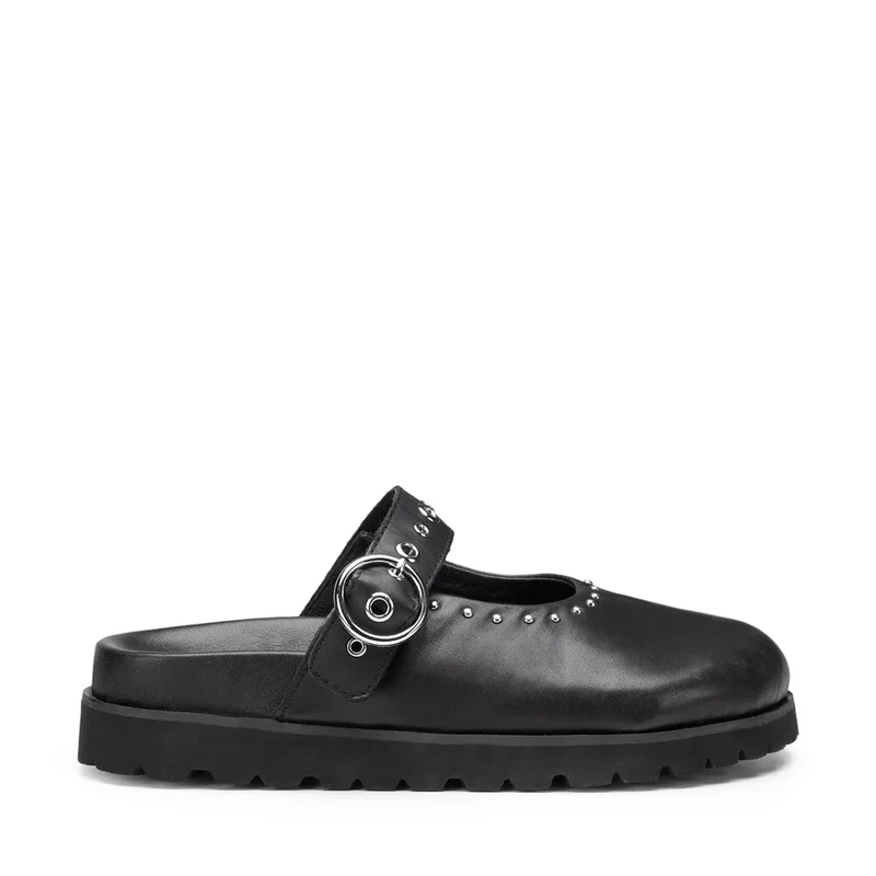 Sandali Donna CULT Lizzo 4467 in Pelle Nera con Borchie