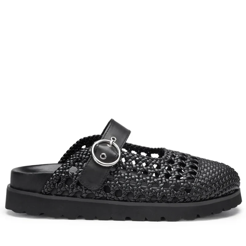Sandali Donna CULT Lizzo 4466 in Pelle Intrecciata Colore Nero