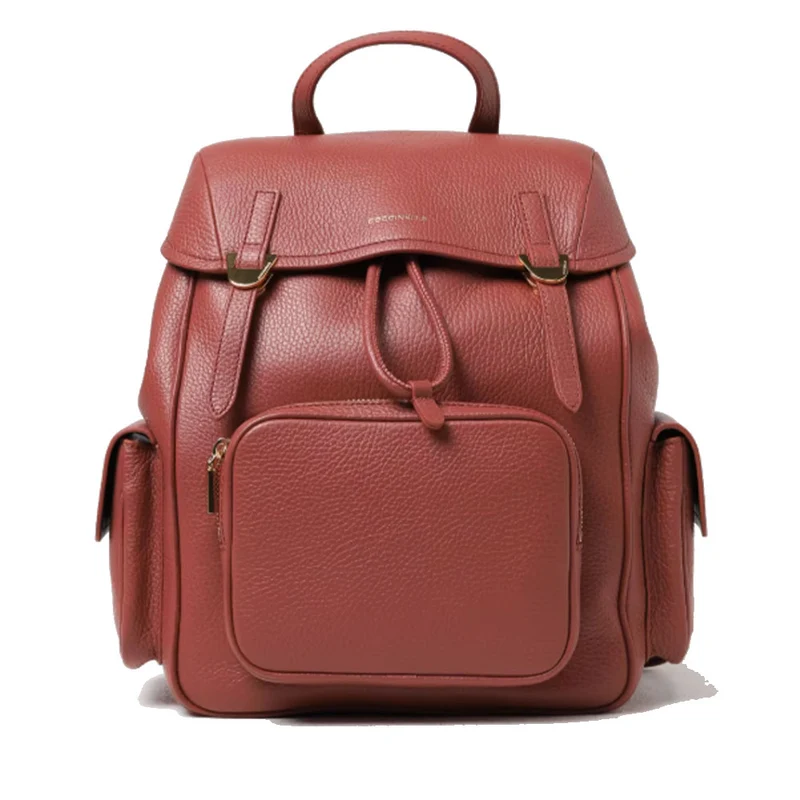 Zaino Piccolo COCCINELLE in Pelle Linea Campus Colore Brandy