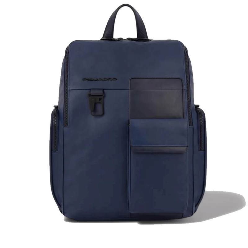 Zaino Uomo PIQUADRO con porta Pc 15,6" in Pelle Blu Linea Finn - CA5989S123
