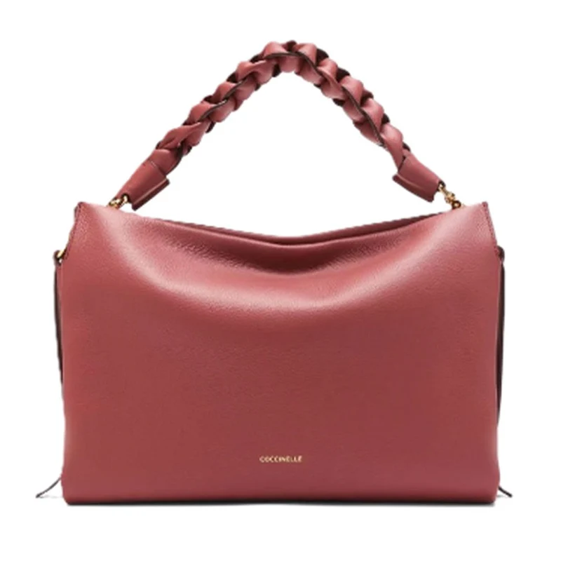 Borsa Donna a Mano COCCINELLE in Pelle linea Boheme Medium colore Brandy - Grenadine Red