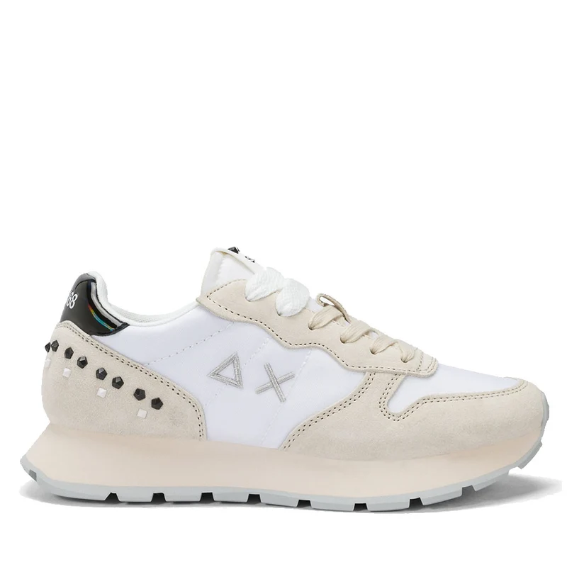 Scarpe Donna Sun68 Sneakers Ally Studs Colore Bianco - Z35206